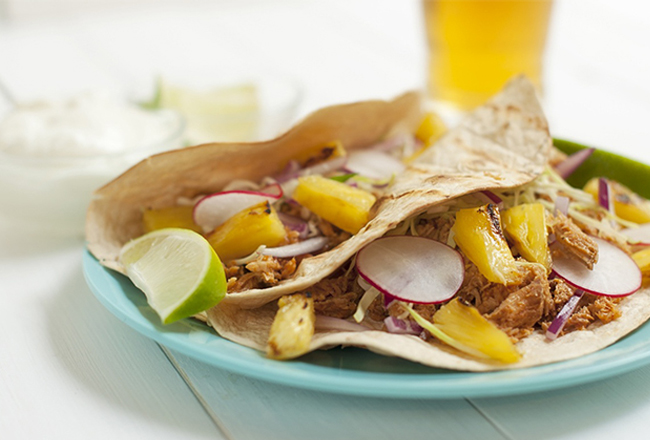 Sweet & Spicy Pulled Pork Tacos with Grilled Pineapple Salsa – Frugal ...